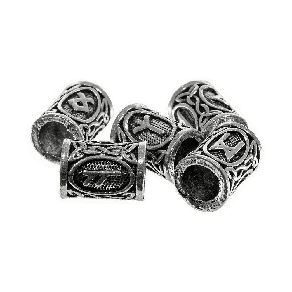 4622 Viking Runes Beads – 14 X 10 Millimeter Crafting Beads for Jewelry or